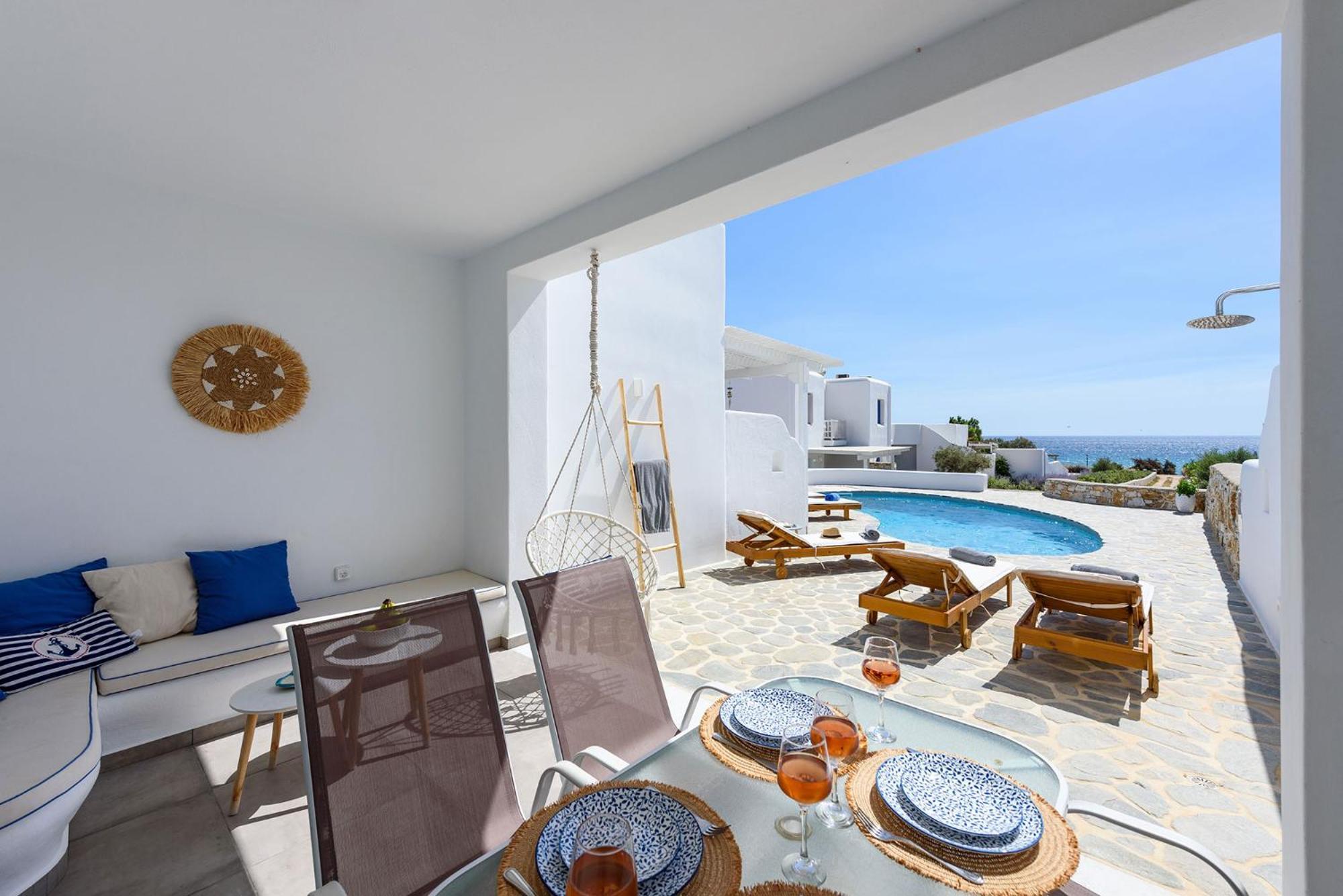 Helen Beach Front Luxury Villas Kastraki  Luaran gambar