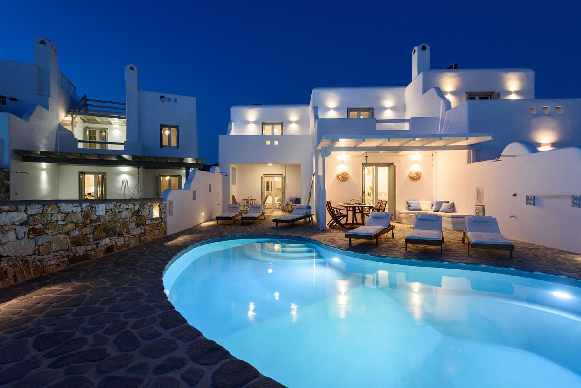 Helen Beach Front Luxury Villas Kastraki  Luaran gambar
