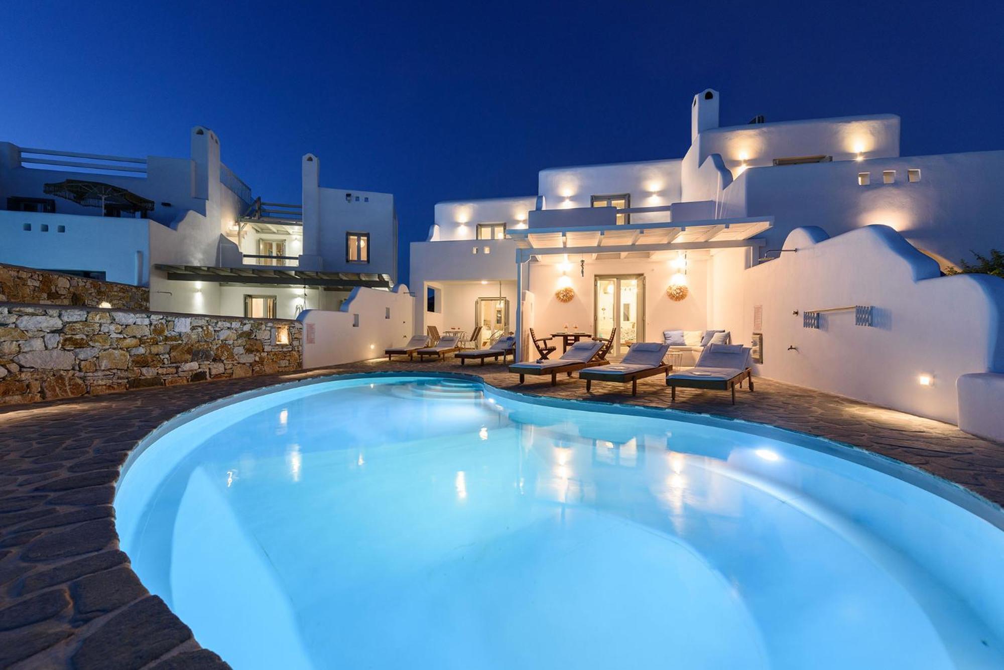 Helen Beach Front Luxury Villas Kastraki  Luaran gambar