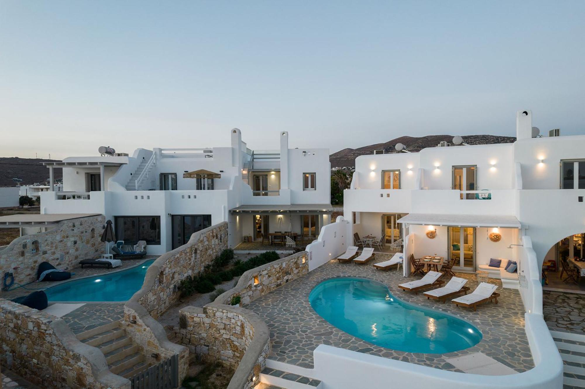 Helen Beach Front Luxury Villas Kastraki  Luaran gambar